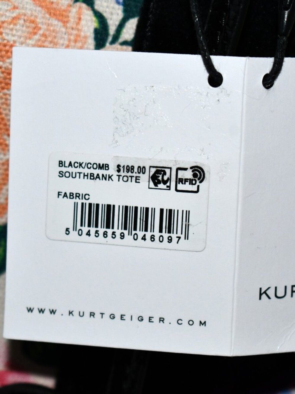 Kurt Geiger Southbank Floral Love Tote Handle Bag in Multi Floral #5033505609 NW - Picture 4 of 9